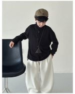 【90-160】ニットセーター 男の子 厚手 防寒 あったか 韓国風 - 画像 (8)
