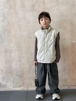 【90-170】中綿ベスト 男の子 防風 あったか 韓国風 ストリート - 画像 (16)