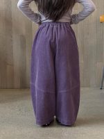 【100-170】パンツ 女の子 無地 コーデュロイ ウォッシュド - 画像 (3)