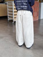【90-170】パンツ キッズ 男女兼用 コットン ゆったりシルエット - 画像 (5)