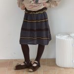 【100-170】スカートorレギンス 女の子 透かし 配色 フリル - 画像 (8)