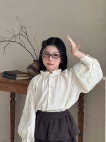 【100-150】ブラウスorスカート 女の子 レースフリル 韓国風 ガーリー - 画像 (4)