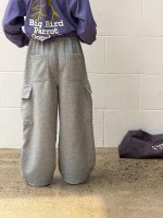 【100-170】スウェットパンツ 男の子 ゆったり 韓国風 ポケット付き ストレート - 画像 (7)