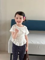 【90-150】フレアパンツ 女の子 九分丈 トレンド すっきり 動きやすい - 画像 (9)