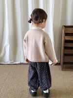 【73-120】トップスorパンツ 女の子 ニット フラワー かわいい - 画像 (6)