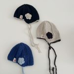 【GOODS】帽子ニット縄結び秋冬 - 画像 (3)