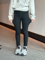 【100-170】レギンス 女の子 暖かい ストレッチで快適 英字