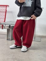 【90-170】パンツ キッズ 男女兼用 コットン ゆったりシルエット - 画像 (25)