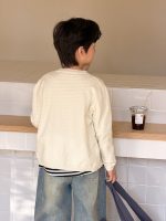 【100-170】ニットカーディガン 男女兼用 刺繍 ふんわり カジュアル - 画像 (37)