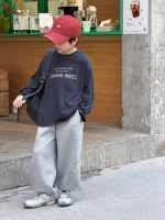 【100-170】長袖Tシャツ 男の子 英字プリント ゆったり 着回しやすい - 画像 (23)