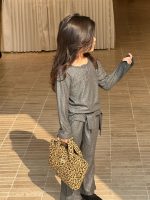 【90-140】二点セット トップス&フレアパンツ 女の子 韓国風 シンプル おしゃれ - 画像 (8)