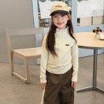 【100-170】アウター 女の子 暖かい ファスナー 合わせやすい - 画像 (6)