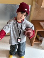 【90-170】長袖Tシャツ 男の子 ボーダー 切り替え コットン 韓国風 ストリート - 画像 (13)