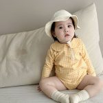 【66-90】折り襟 花柄 長袖  女の子 - 画像 (8)