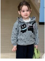 【80-140】アウターorインナーor8分丈パンツ 女の子 おしゃれ 猫柄 星モチーフ - 画像 (21)