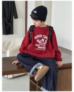 【90-160】トレーナー 男の子 カートゥーンプリント 裏起毛 あったか - 画像 (11)