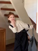 【90-150】長袖Tシャツ 女の子 カートゥーン ドット柄 ソフトな肌触り - 画像 (8)