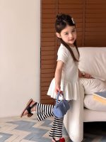 【90-150】フレアパンツ 女の子 九分丈 トレンド すっきり 動きやすい - 画像 (8)
