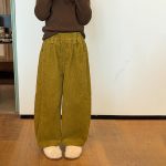 【100-170】パンツ 女の子 コーデュロイ ゆったり 合わせやすい - 画像 (12)