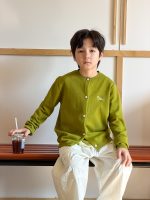 【100-170】ニットカーディガン 男女兼用 刺繍 ふんわり カジュアル - 画像 (43)
