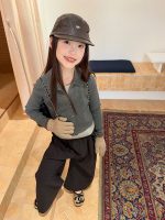 【100-170】トップス 女の子 レイヤード ニット 折り襟 - 画像 (4)