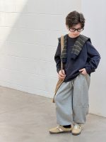 【100-170】長袖Tシャツ 男の子 コットン ストリート カジュアル - 画像 (18)