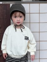 【73-110】パーカー ズボン ラウンドネック 長袖 プリント ストライブ 男の子 - 画像 (7)