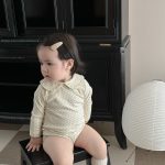 【66-90】折り襟 花柄 長袖  女の子 - 画像 (4)