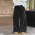 【90-160】セーター ズボン 折り襟 ストライブ 長袖 カジュアル 男の子 - 画像 (8)