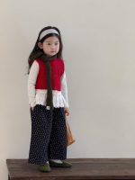【90-140】ニットベスorパンツ 女の子 レース 韓国風 ガーリー 花柄 - 画像 (12)