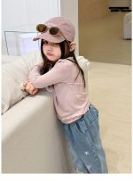 【80-140】長袖トップス 女の子 シンプル 無地 合わせやすい - 画像 (14)