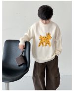 【90-160】ニットセーター 男の子 動物柄 厚手 あったか カジュアル - 画像 (9)