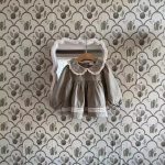 【73-100】トップス レギンス 折り襟 フリル 長袖 女の子 - 画像 (8)