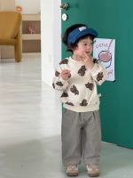 【73-100】パーカー 長袖 韓国風 クマ柄 カジュアル 男の子 - 画像 (6)