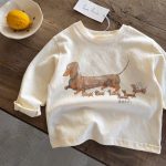 【90-140】長袖Tシャツ キッズ プリント トレンド 韓国風 - 画像 (6)