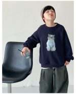 【90-160】トレーナー 男の子 カートゥーンプリント 裏起毛 あったか - 画像 (22)