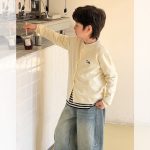 【100-170】ニットカーディガン 男女兼用 刺繍 ふんわり カジュアル - 画像 (10)