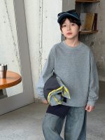 【100-170】長袖Tシャツ 男の子 コットン ストリート カジュアル - 画像 (14)