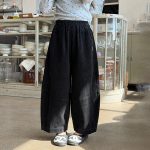 【100-170】パンツ 女の子 無地 コーデュロイ ウォッシュド - 画像 (6)
