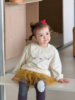 【73-110】トップス レギンス 折り襟 長袖 女の子 - 画像 (7)