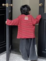 【100-160】長袖Tシャツ 男の子 ボーダー柄 レトロ 合わせやすい - 画像 (8)