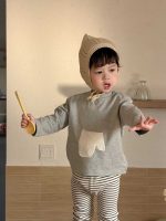 【73-110】ベスト Tシャツ レギンス ニット ストライブ 男の子 - 画像 (8)