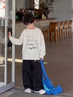 【90-160】アウター Tシャツ ズボン 長袖 プリント チェーン付き カジュアル 男の子 - 画像 (6)