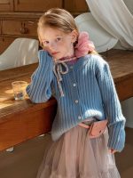 【90-140】カーディガン 女の子 無地 ふわふわ お出かけ - 画像 (8)