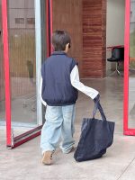 【90-170】中綿ベスト 男の子 防風 あったか 韓国風 ストリート - 画像 (27)