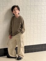 【100-170】長袖Tシャツ 男の子 コットン 英字プリント ゆったり - 画像 (27)
