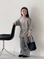 【100-150】長袖Tシャツ 女の子 刺繍 韓国風 ベーシック カジュアル - 画像 (17)