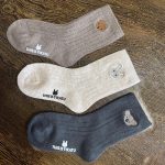 【GOODS】3足セット ソックス 動物柄 刺繍 - 画像 (4)