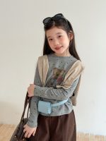 【100-170】トップス 女の子 ドット柄 カートゥーン ストレッチで快適 - 画像 (6)