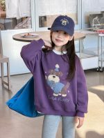 【100-170】トレーナー 女の子 カートゥーン プリント 合わせやすい - 画像 (2)